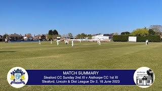 Sleaford CC  1st XI v Nettleham CC 1st XI, 24 Jun 23