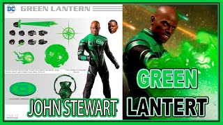 GREEN LANTERN (John Stewart) MEZCO ONE: 12 -Unboxing Español-  Figura Marvel Toys