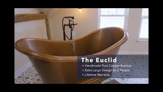 Euclid Copper Bathtub