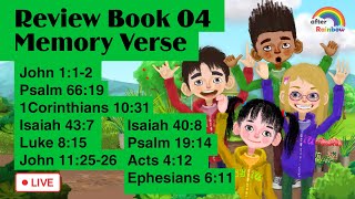 🔴 Review Book 04★ Memory Verse | Audio Bible