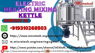 Electric Heating Mixing Kettle, Batch Homogenizer, kettle