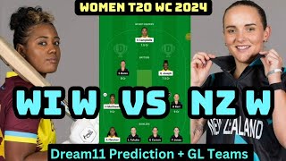 WI W vs NZ W Dream11 Prediction|West Indies W vs New Zealand W Dream11|Women T20 World Cup