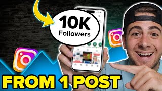 How To Grow 10K REAL Followers on Instagram in 24 Hours (NEW POST TYPE)