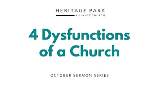 4 Dysfunctions of a Church