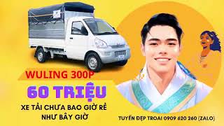 XE TẢI THANH LÝ WULING 300p 60 Triệu- GIẢM MẠNH LẮM BÀ CON ƠI