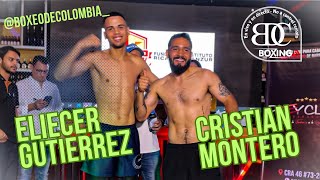 Entrevista previa pelea entre Cristian Montero Eliecer Gutiérrez