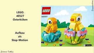 LEGO - 40527 Osterküken (2022) Aufbau als #stopmotion #lego