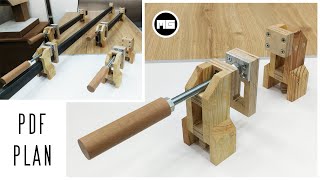 Самодельная система зажимов для стержней любого размера // Homemade Any Size Bar Clamp System