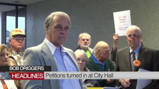 Petition Turned in at City Hall