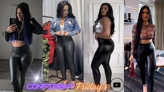 Leggings Quick Style Guide Top 5 | Friday Confident Leather Pants Outfits | GRWM Blog