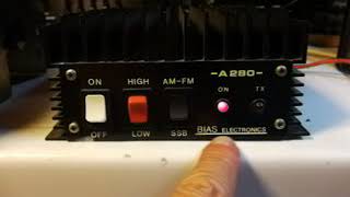 Cb radio test linear amplifier Bias a 280