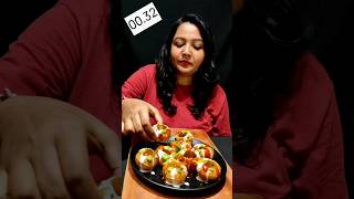 Eating 1plate Dahipuri within 60 seconds #shorts #ppeats #dahipuri #eatingchallenge #trending