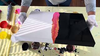 SAY NO TO BLUE ACRYLICS! Introducing FIRE & BOLD Colors | Acrylic Pouring | EP. 1