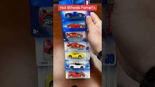 Hot Wheels Ferrari’s: F50, F40, F355, F430 Spider! #hotwheels #toycars #toyvehicles