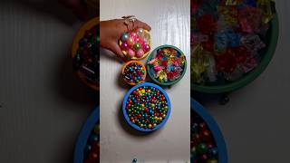 🌈🎉✨Super satisfying asmr relaxing beads, colourful beads, asmr beads, beads asmr video #calming