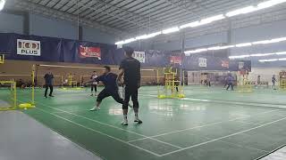 310.1 | Paan Mirul Aduka Aniq Syahir Haziq | 17-11-2024 | Ahad | 9 mlm #badminton #tricks #smash