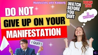 IT IS ALREADY YOURS!!! MUST WATCH BEFORE GIVING UP ON MANIFESTATION!! Manifesting with Kimberly