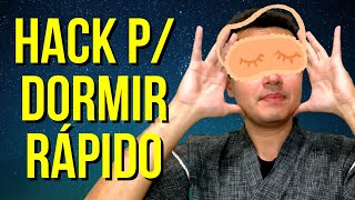 Como dormir rápido usando um biohack GRATUITO