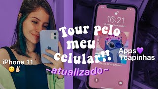 Tour pelo meu celular 📲 ~iPhone 11 + capinhas e apps 😍