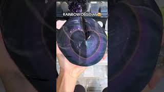 Rainbow obsidian from Mexico