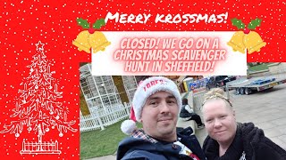 Closed! We Go On A Christmas Scavenger Hunt In Sheffield! (Merry Krossmas!)