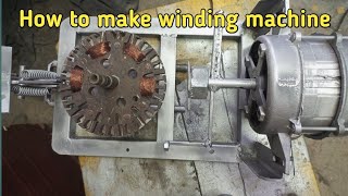 How to makes ceiling fan winding machine at Home