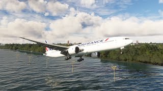 Impossible landing of a Boeing 777 Air France at Philadelphia International Airport - MFS2020