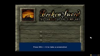 Broken Sword: Director's Cut gameplay (PC Game, 1996)