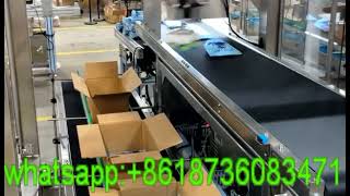 Video of Drop case packer/Soft bag packing cartoning machine