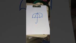 ubrella drawing easy trick🔥#viral #shorts