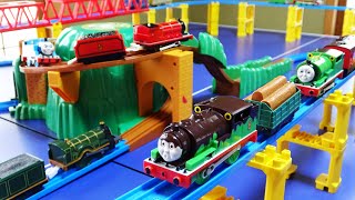 Plarail Thomas Mountain & Bridge Course ☆ Doki Doki Mountain and Rainbow Bridge