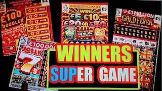 SCRATCHCARDS ..FANTASTIC GAME...£100 DOUBLER..£120 RICHER ..JOLLY 7s...BONUS CLASSIC GAME