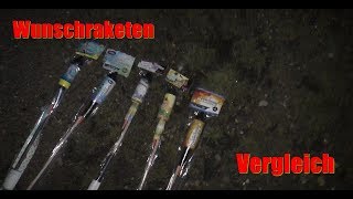 WUNSCHRAKETEN VERGLEICH| Weco Vs Nico Vs Comet Vs Phönix (Keller)