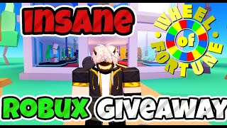 INSANE ROBUX WHEEL GIVEAWAY!