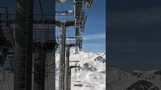 Incredible Leissières Chairlift "The Roller Coaster" - Val d'Isère - France #ski #skiing #chairlift