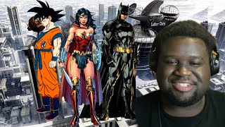 What If Goku Was In DC Part 1 & 2 | The Geek For Fun | Reaction