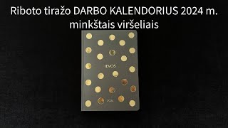 Riboto tiražo DARBO KALENDORIUS 2024 m. minkštais viršeliais