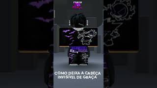 Como deixar a cabeça invisível no roblox de graça