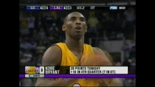 Kobe Bryant Full Highlights 2006.01.27 vs Warriors - 30 Pts!