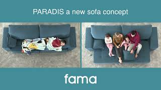 Paradis es un nuevo concepto de sofá que sorprenderá por su funcionalidad extraíble.