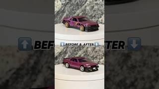 HOW TO CUSTOMIZE HOTWHEELS NISSAN SKYLINE R30 #hotwheels #diy #tutorial #nissan #nissanskyline