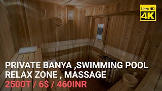 Private Russian Sauna in Kazakhstan 4K Tour