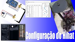 Bateria eletrônica com Arduíno -  HIHAT construção, configuração e funcionamento