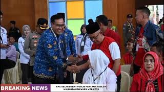 KPU GELAR DEBAT PUBLIK PERTAMA PASLON WALIKOTA DAN WAKIL WALIKOTA PAGARALAM