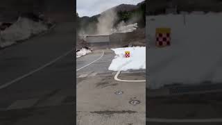 An INSANE landslide was captured in Japan, following a 7.6 magnitude quake