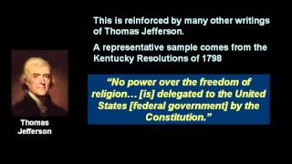 Separation of Church and State 2 - Where the Phrase Comes From -- Short Version