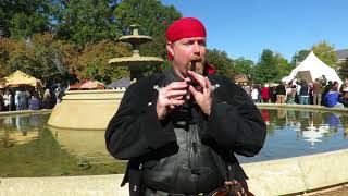 Red Beard Plays The Flute At The Renaissance Faire 2017