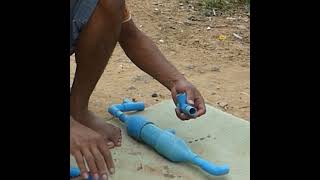 I turn PVC pipe into a water pump at home free no need electricity power