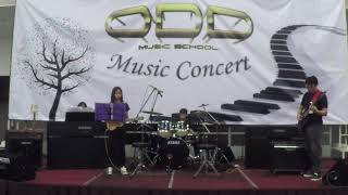 2017 ODD Music School Concert Fix You by Syafea Ismail, Syabil Ismail, Yuki Low & Tay