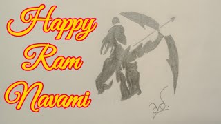 Easy pencil drawing of Ram Navami II Ram Navami drawing II Rudrax Twins